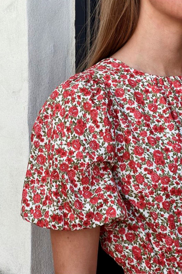 Neo Noir - Mac Blooming Dress - Red Kjoler