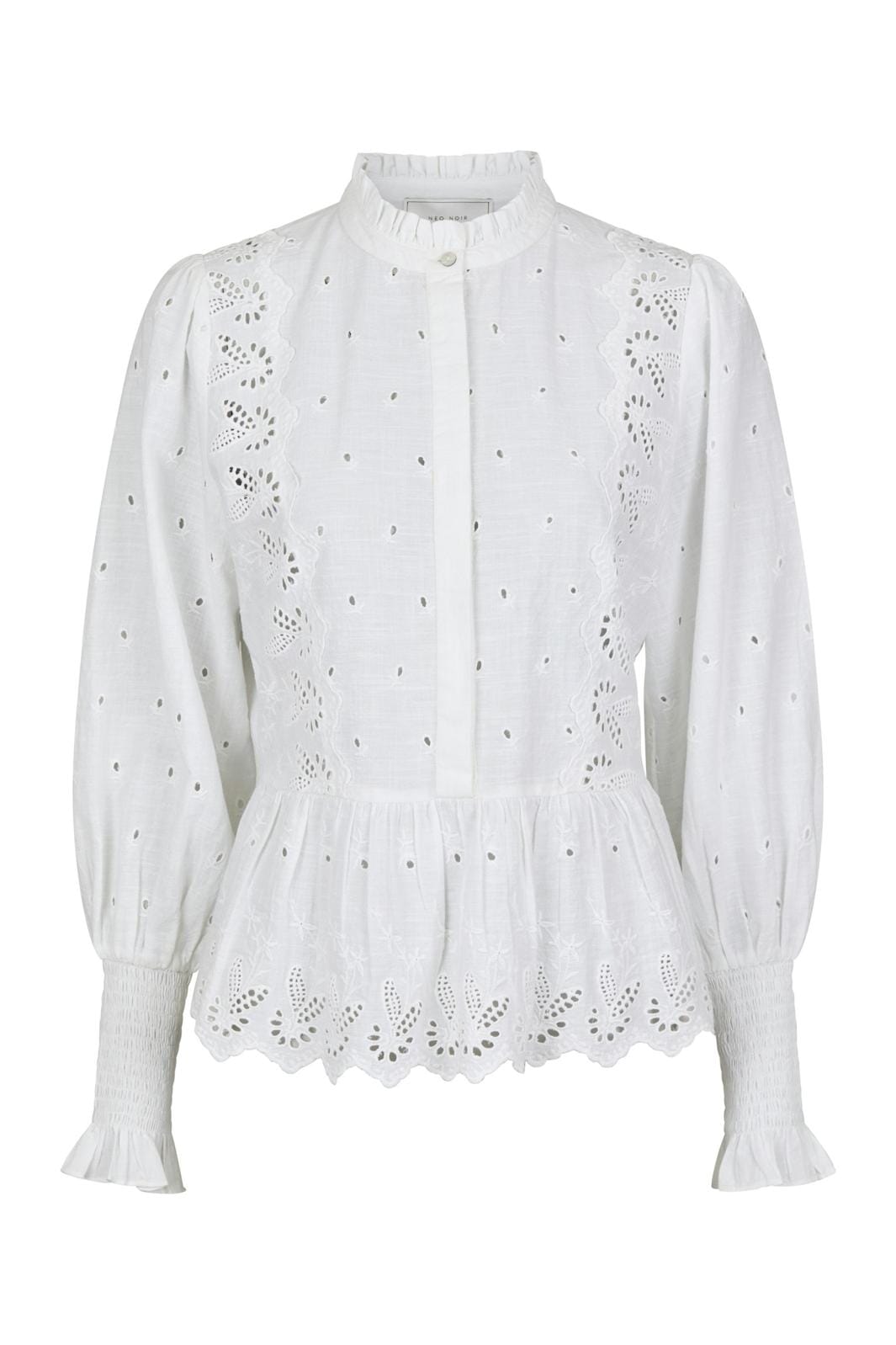 Neo Noir - Maviana Emb Blouse - White