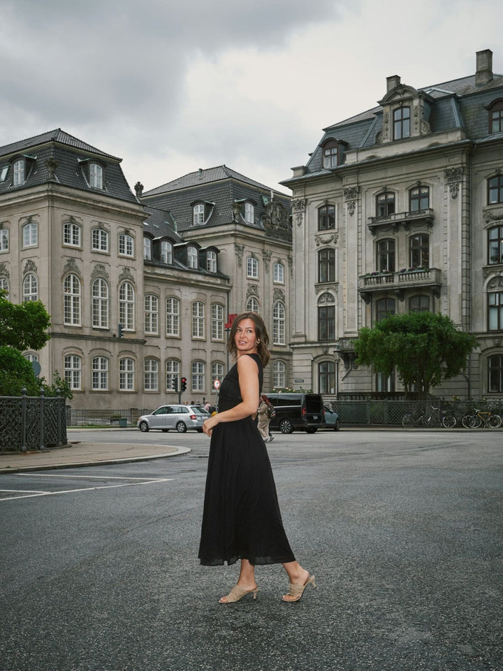 Neo Noir - Myrna S Voile Dress 166127 - 100 - Black Kjoler