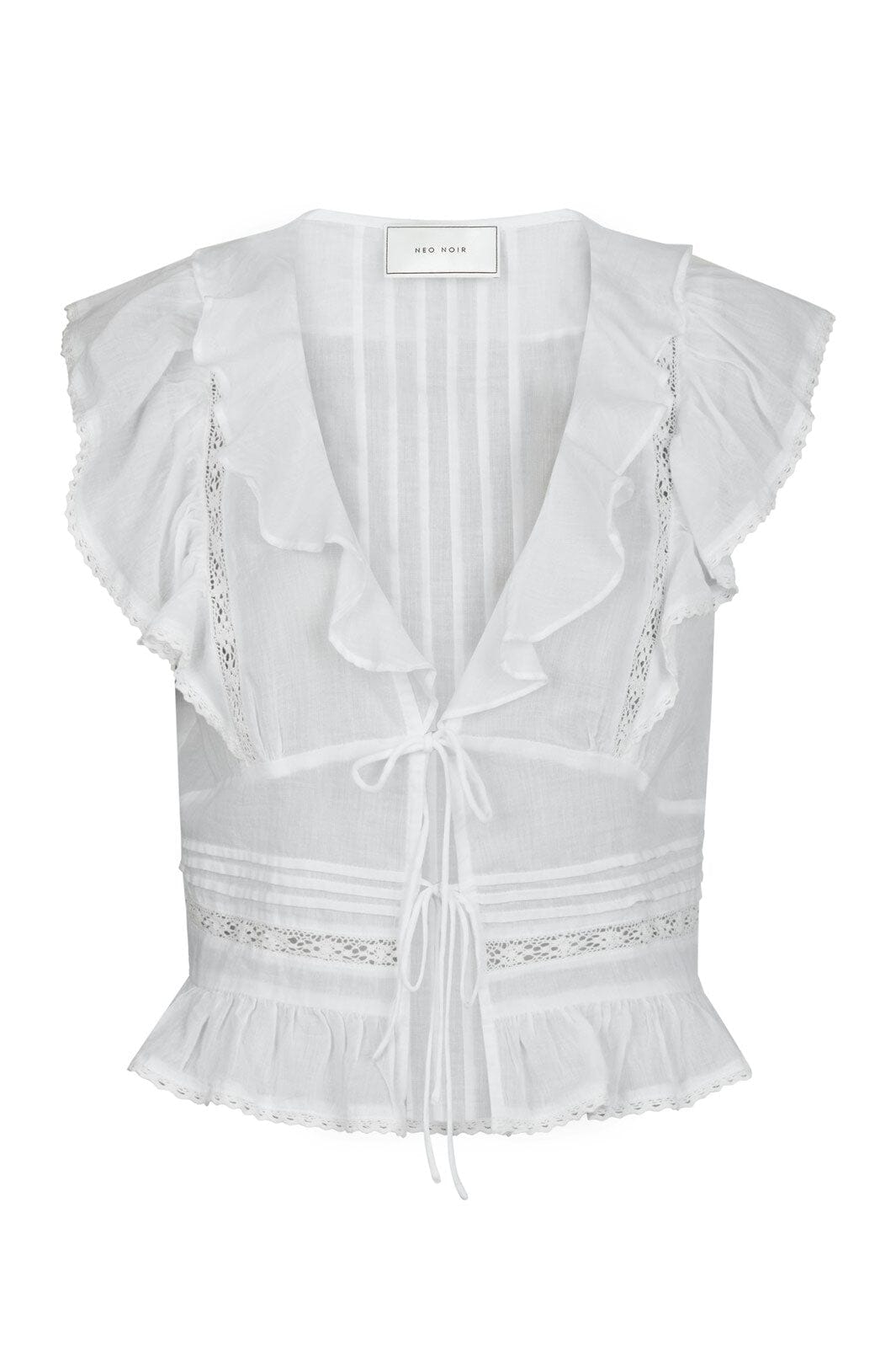 Neo Noir - Netali S Voile Top 165390 - 120 - White
