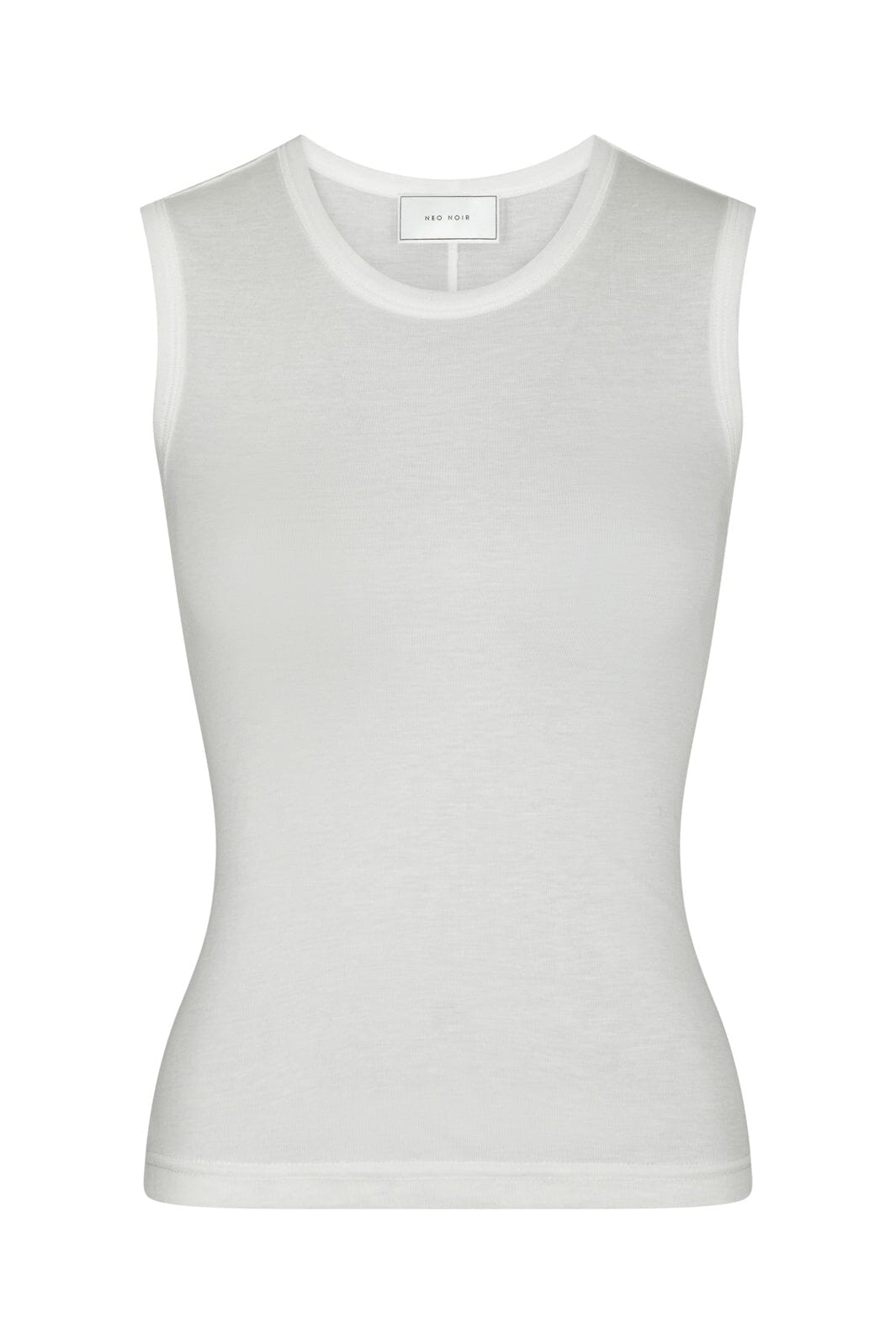 Neo Noir - Nimbi Fine Rib Top 167270 - 120 - White