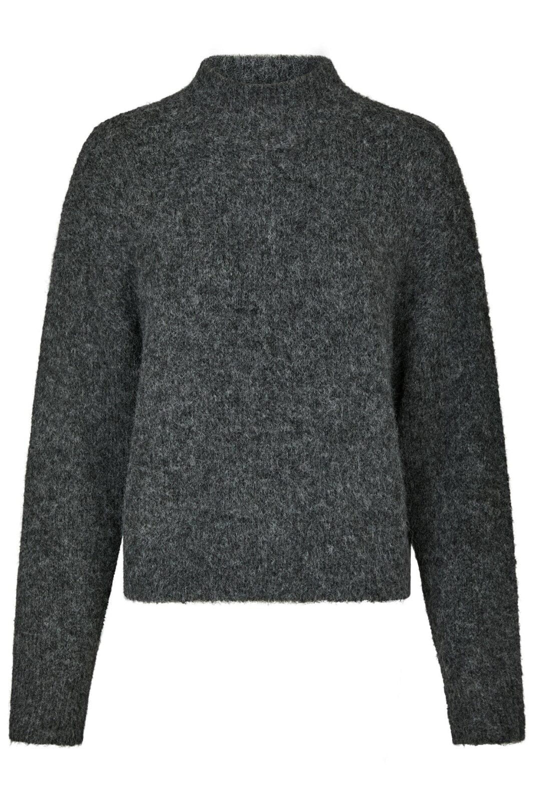 Neo Noir - Paulina Fluffy Knit Blouse 164729 - 132 - Antracit