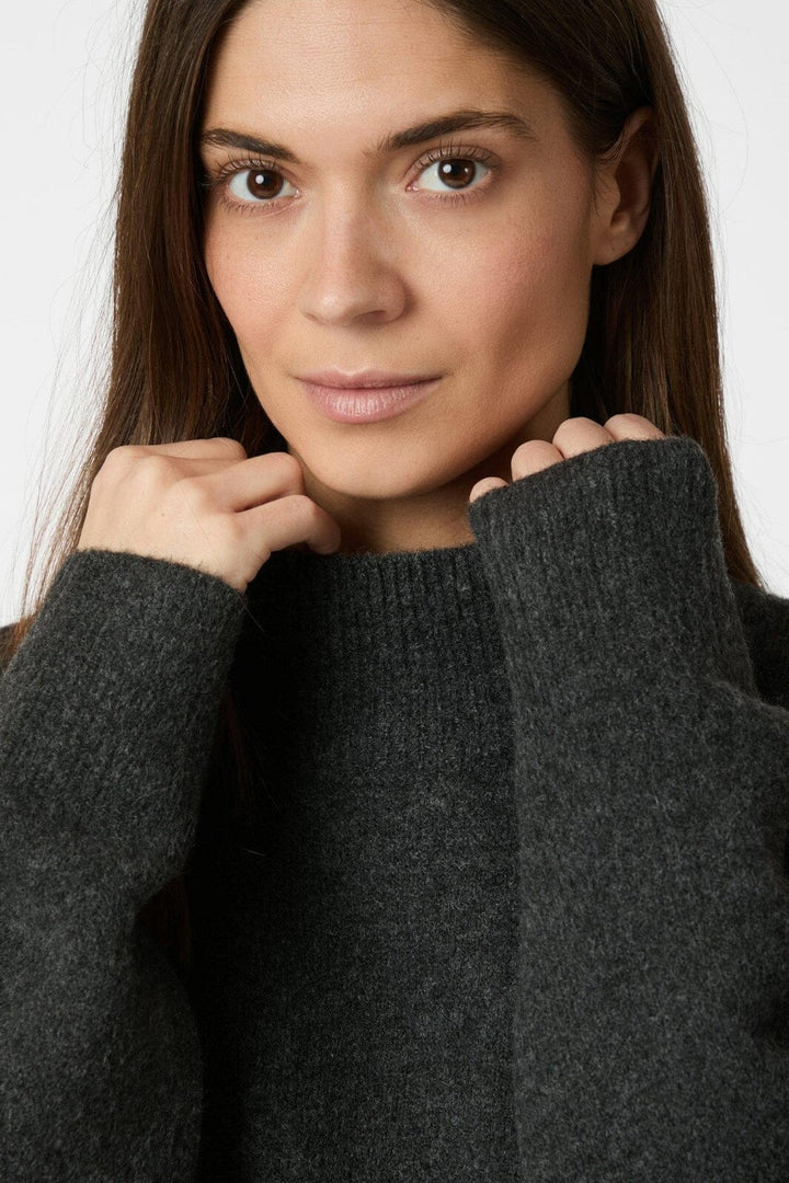 Neo Noir - Paulina Knit Blouse 159703 - 132 - Antracit