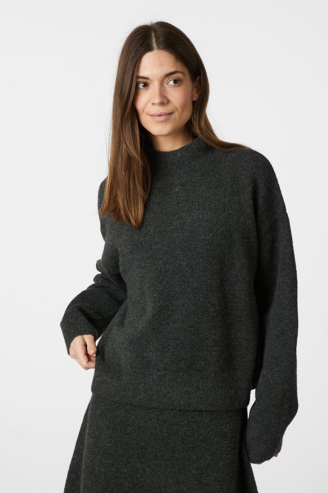 Neo Noir - Paulina Knit Blouse 159703 - 132 - Antracit