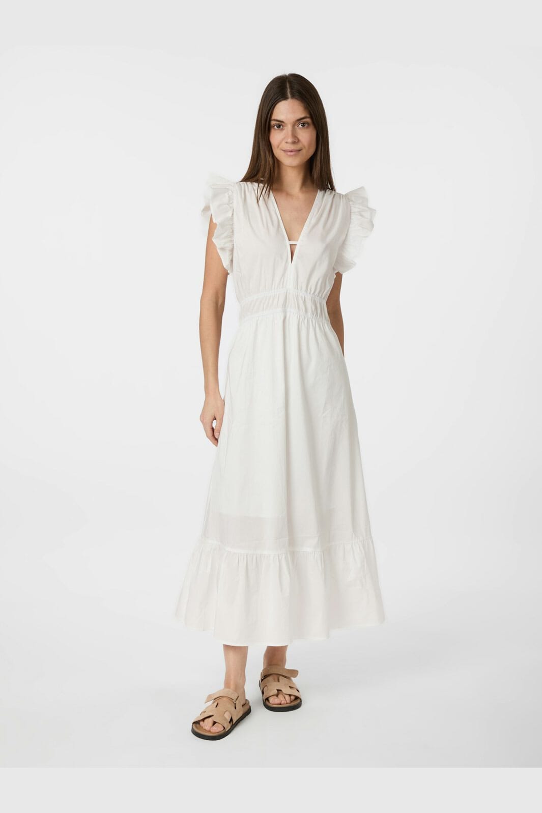 Neo Noir - Pollana Poplin Dress 160661 - 120 - White