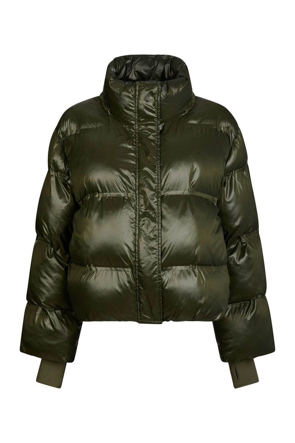 Neo Noir - Rhea Shiny Puffer Jacket 165094 - 605 - Olive