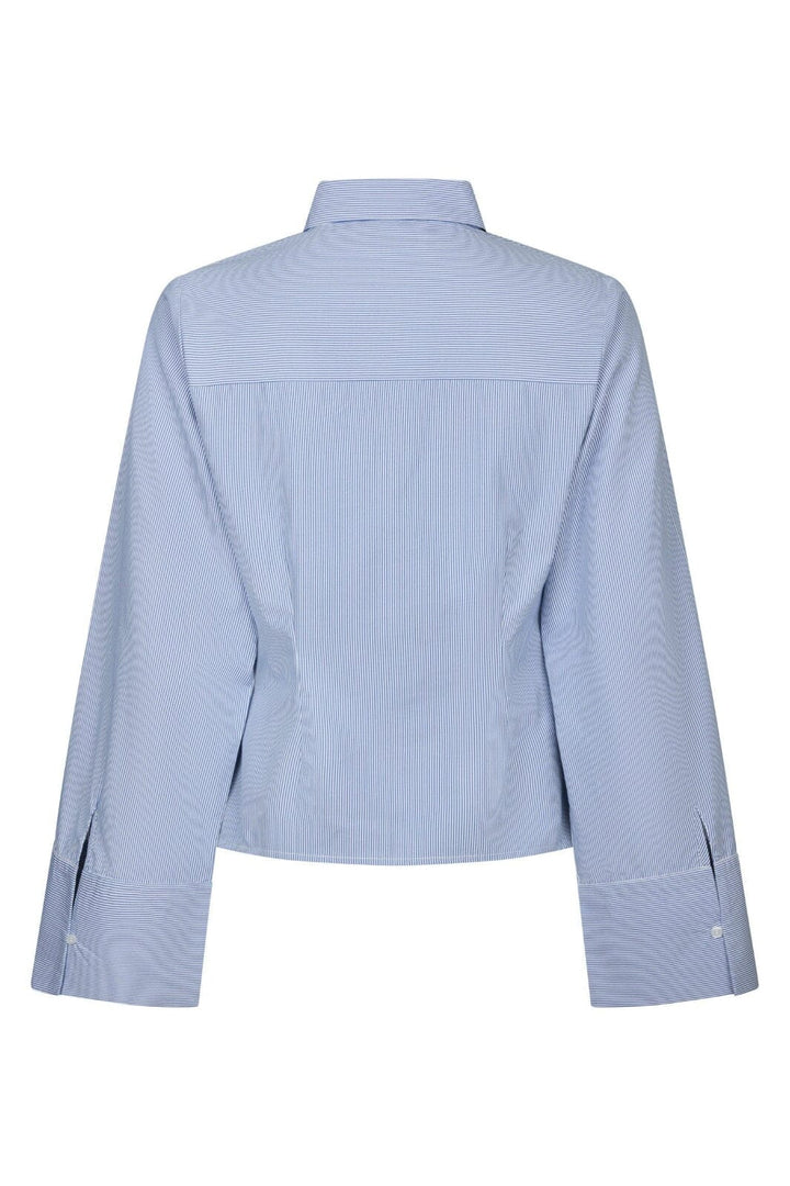 Neo Noir - Rosa Mini Stripe Shirt 166144 - 140 - Blue