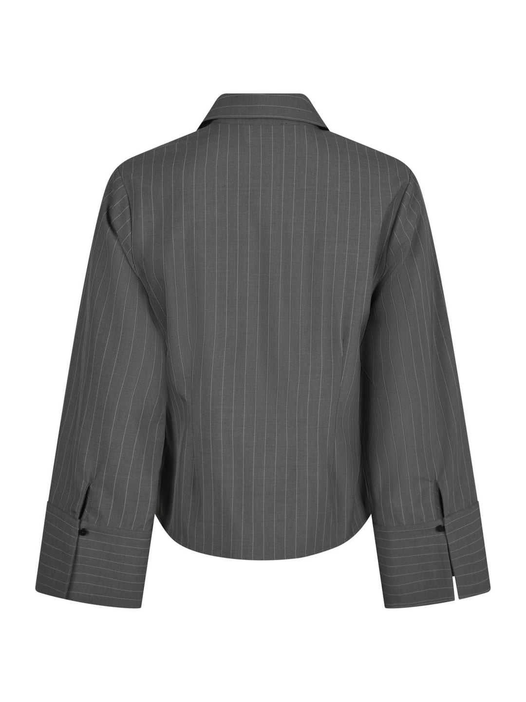 Neo Noir - Rosa Pinstripe Shirt - Grey Skjorter