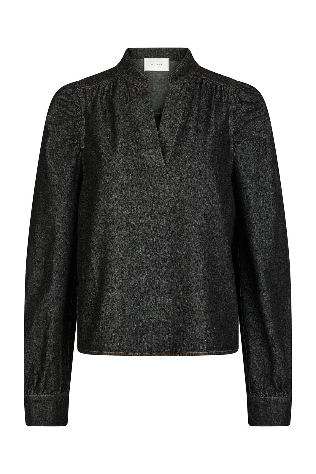 Neo Noir - Rosslyn Denim Blouse 164285 - 534 - Dark Blue