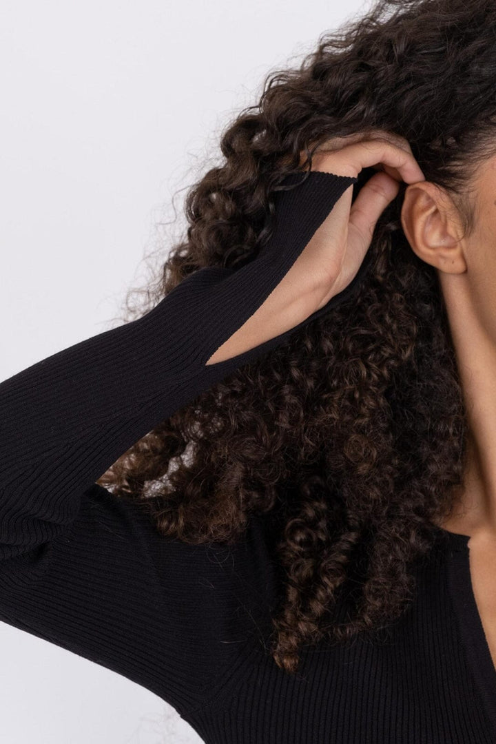 Neo Noir - Shirley Knit Cardigan - Black Cardigans