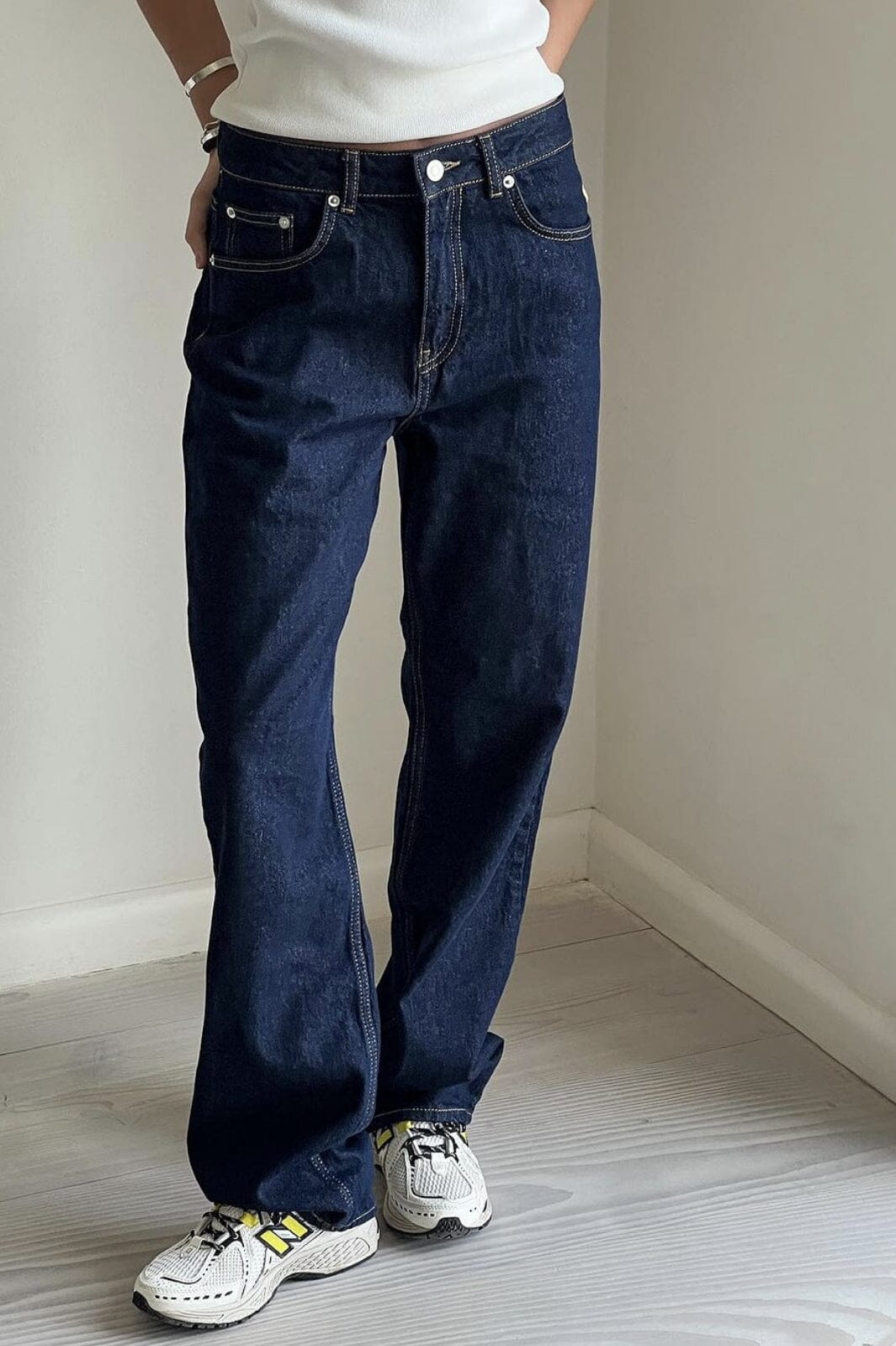 Neo Noir - Simona D Pants - Dark Blue Jeans