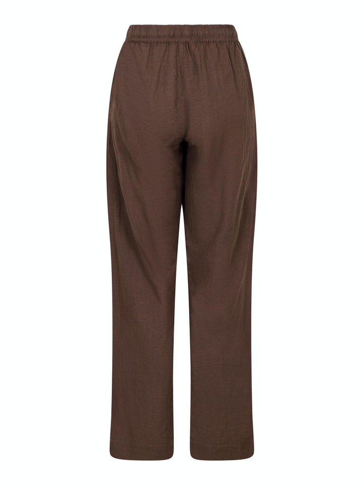 Neo Noir - Sonar Linen Pants - Brown Bukser