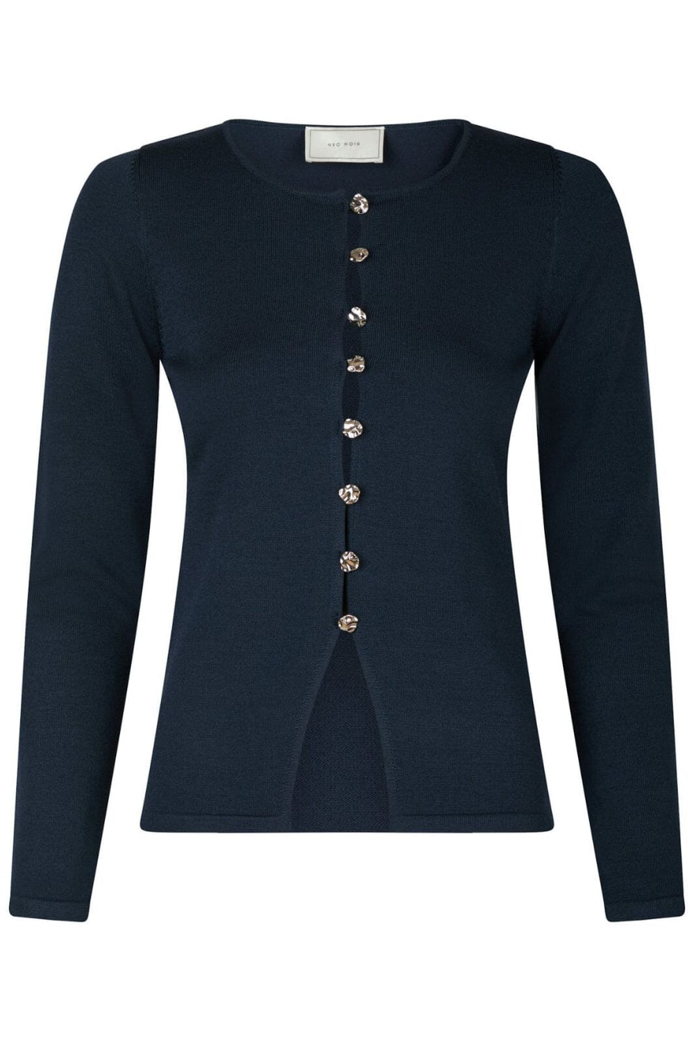 Neo Noir - Teller Knit Blouse 163878 - Dark Navy Bluser