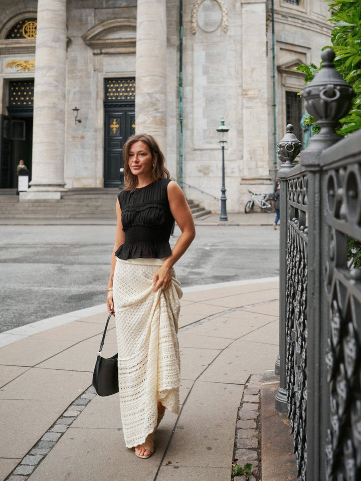 Neo Noir - Tiril S Voile Top 166128 - 100 - Black Toppe