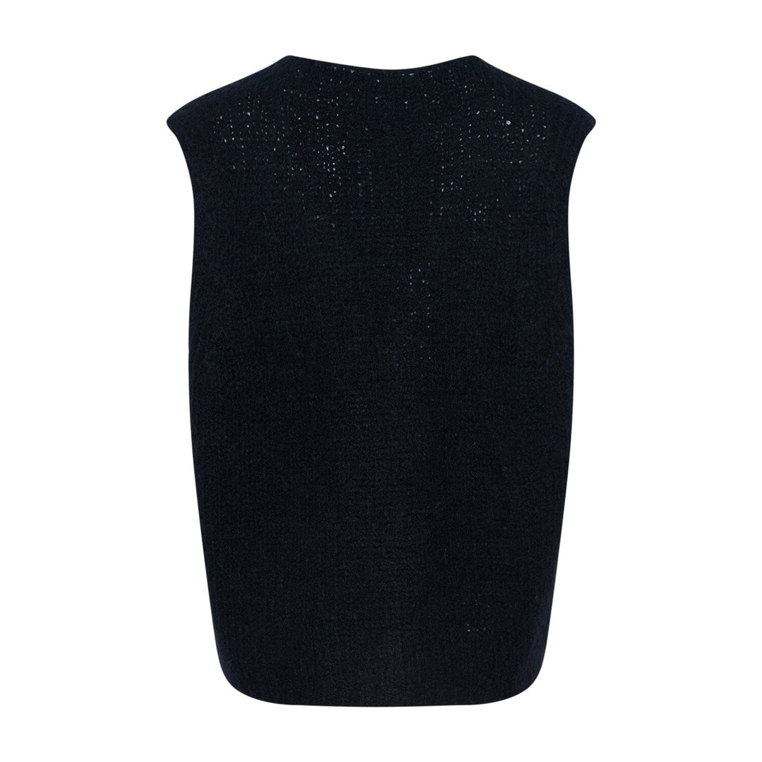 Noella - Jacey Knit Vest - 004 Black Veste