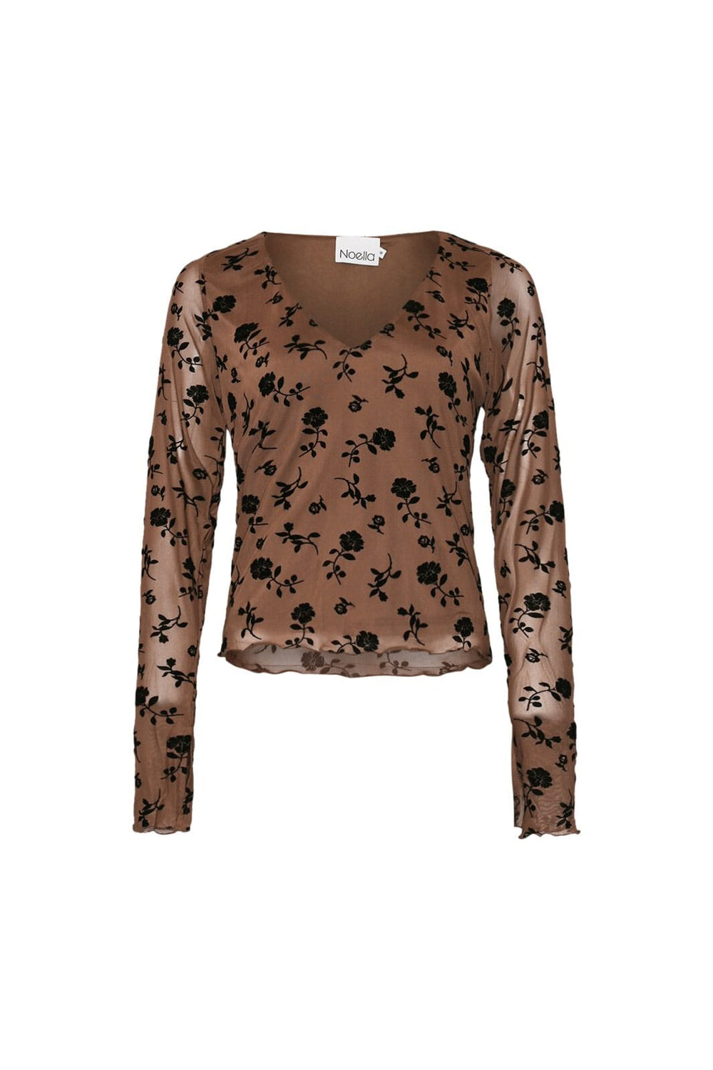 Noella - Lucille Top 14110003 - 1384 - Clarity Morel Print