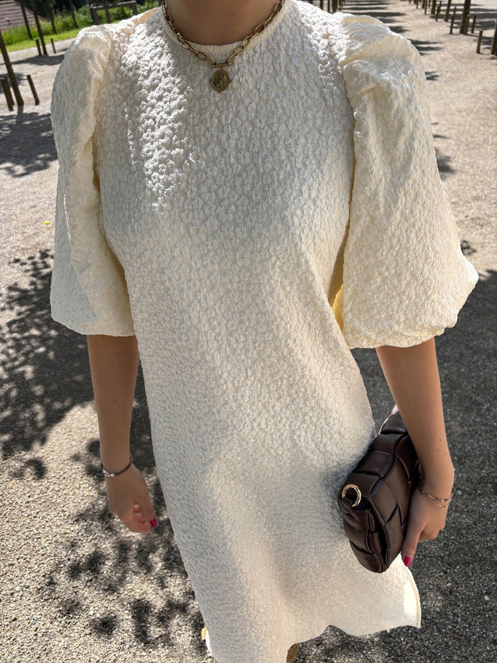 Noella - Reno Pastis Long Dress - Cream Kjoler