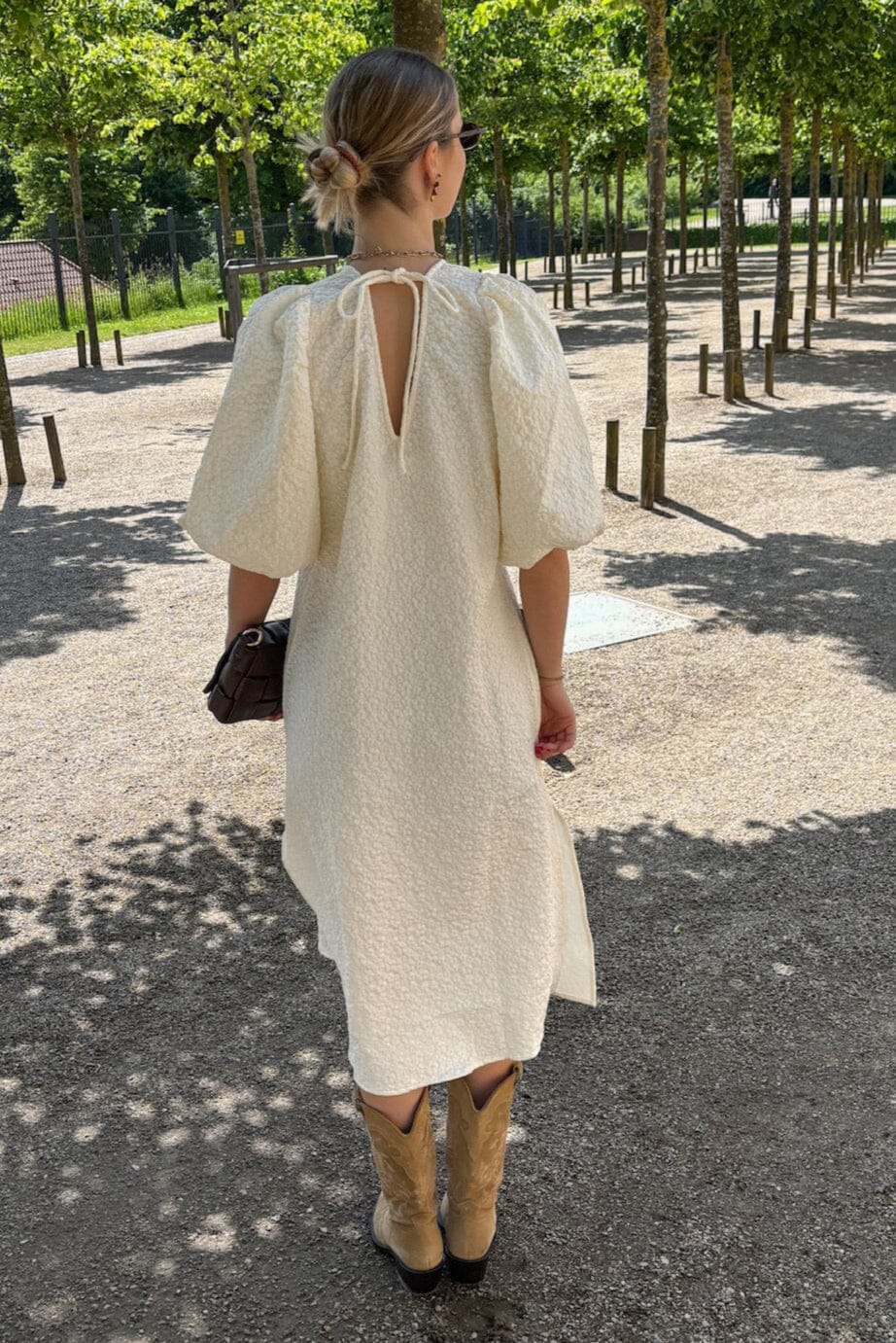 Noella - Reno Pastis Long Dress - Cream Kjoler