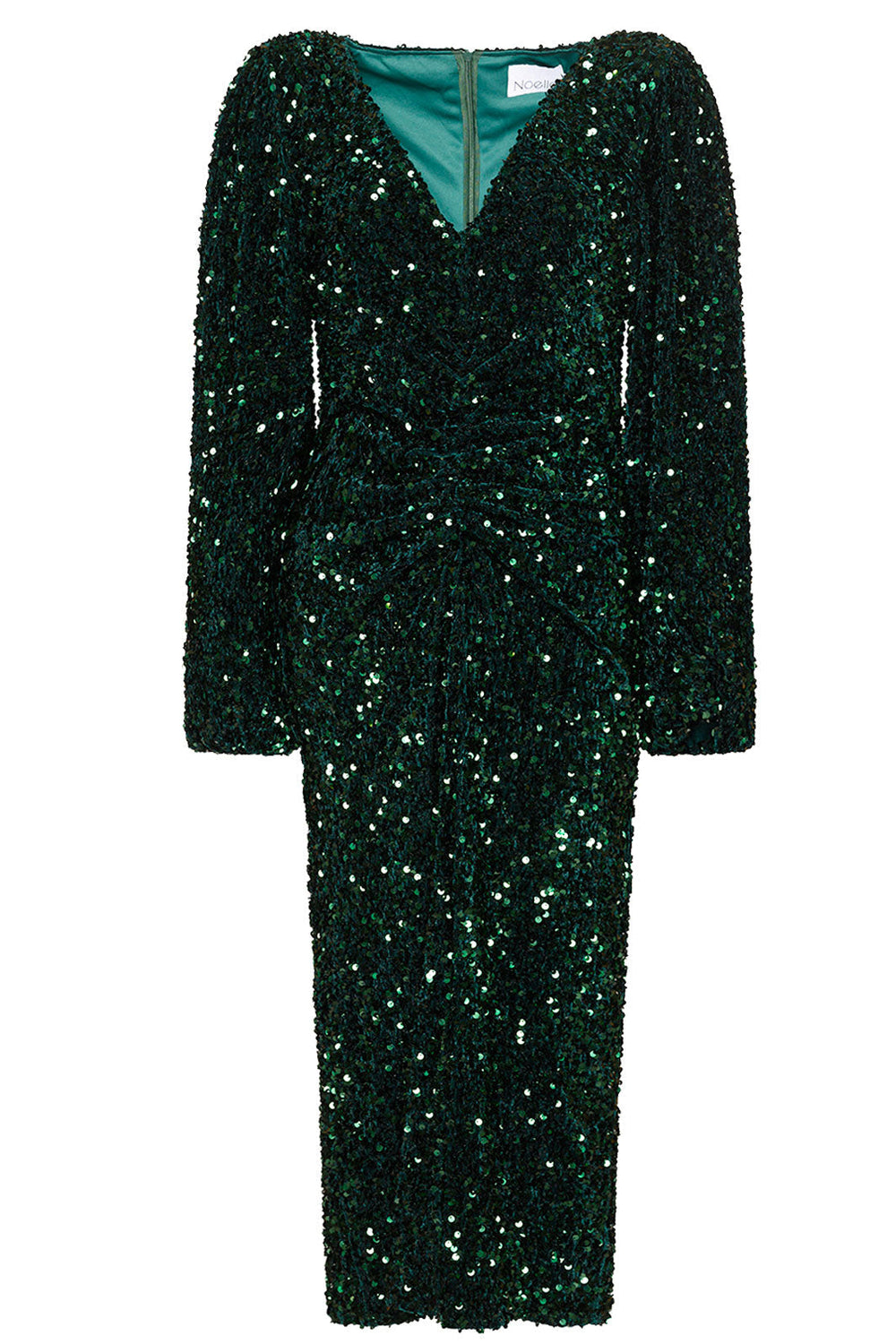 Noella - Teagan Lg. Dress - Green Kjoler