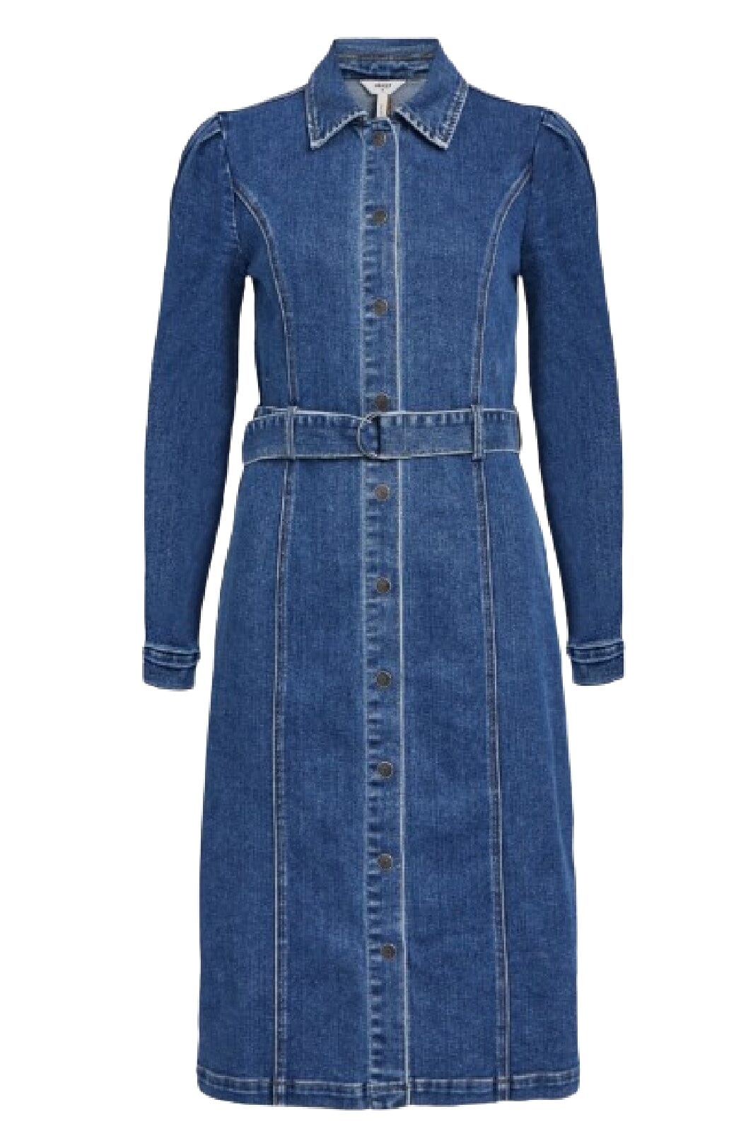Object - Objcarol L/S Denim Dress - 4745507 Kjoler