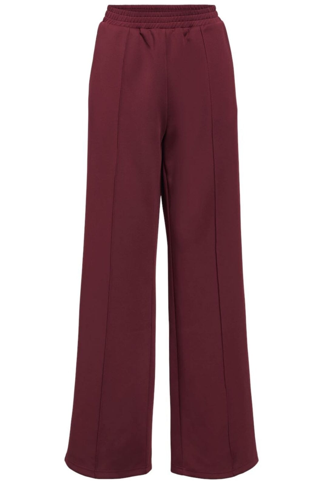 Object - Objcassidy Lo Pant Aw Fair 24 - 4753386 Cabernet White Bukser
