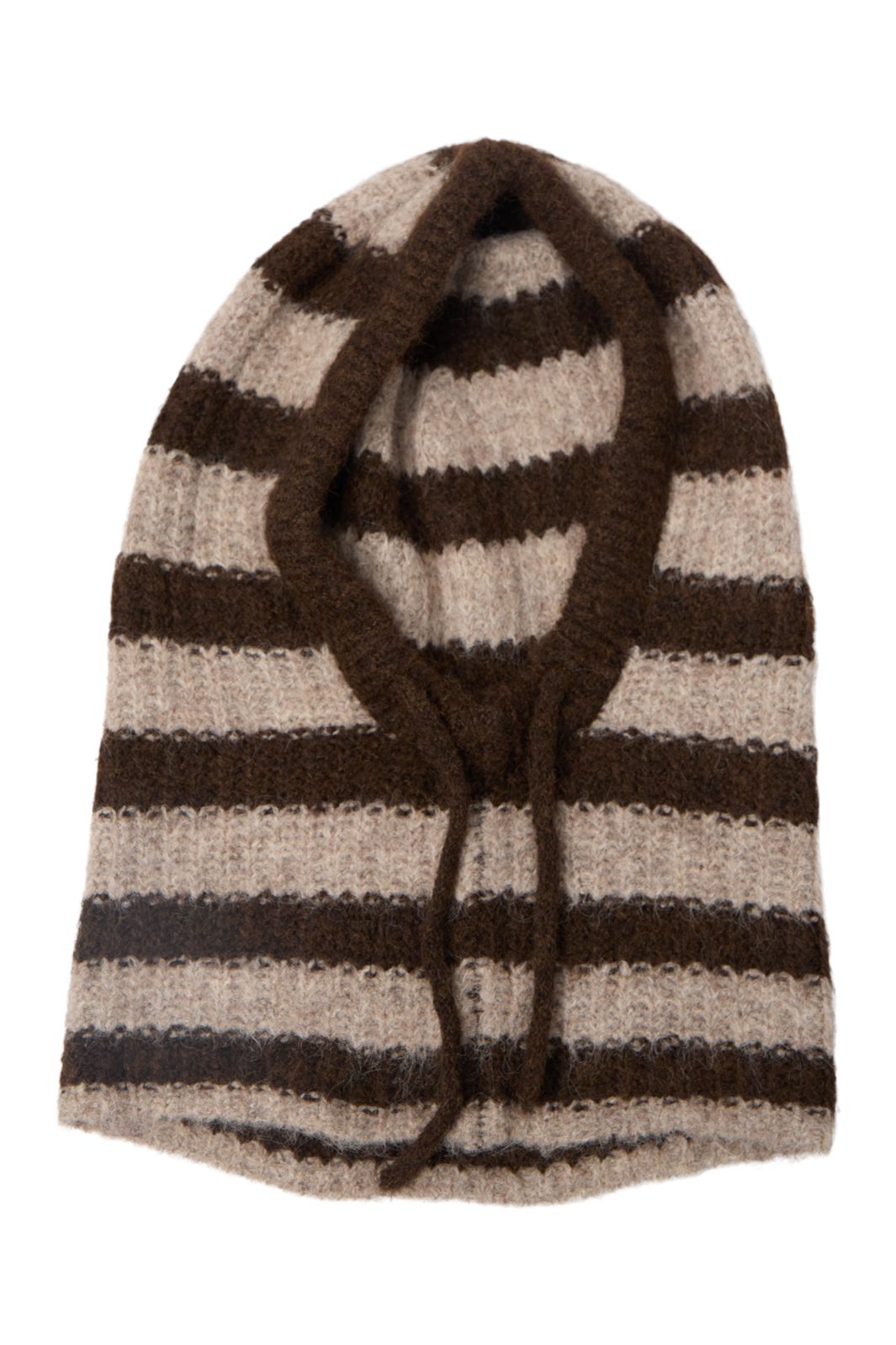 Object - Objmilu Knit Balaclava - 4924721 Seal Brown Humus
