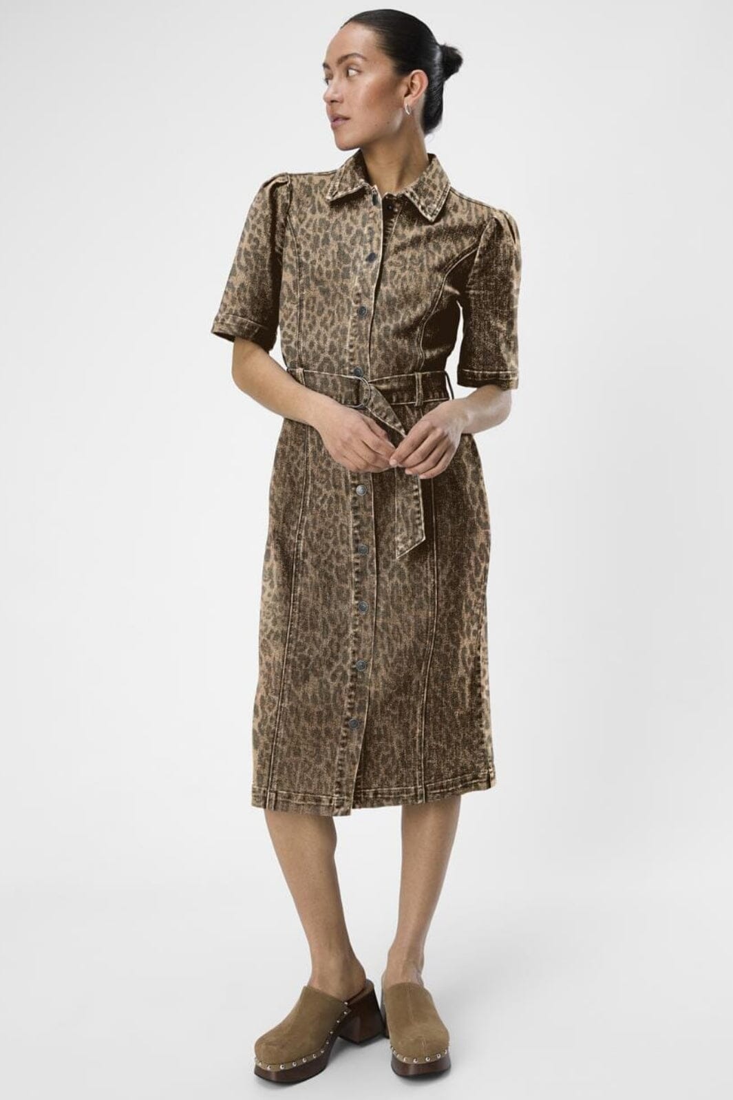 Object - Objseni Carol Denim Dress - 4743444 Incense Leo Kjoler