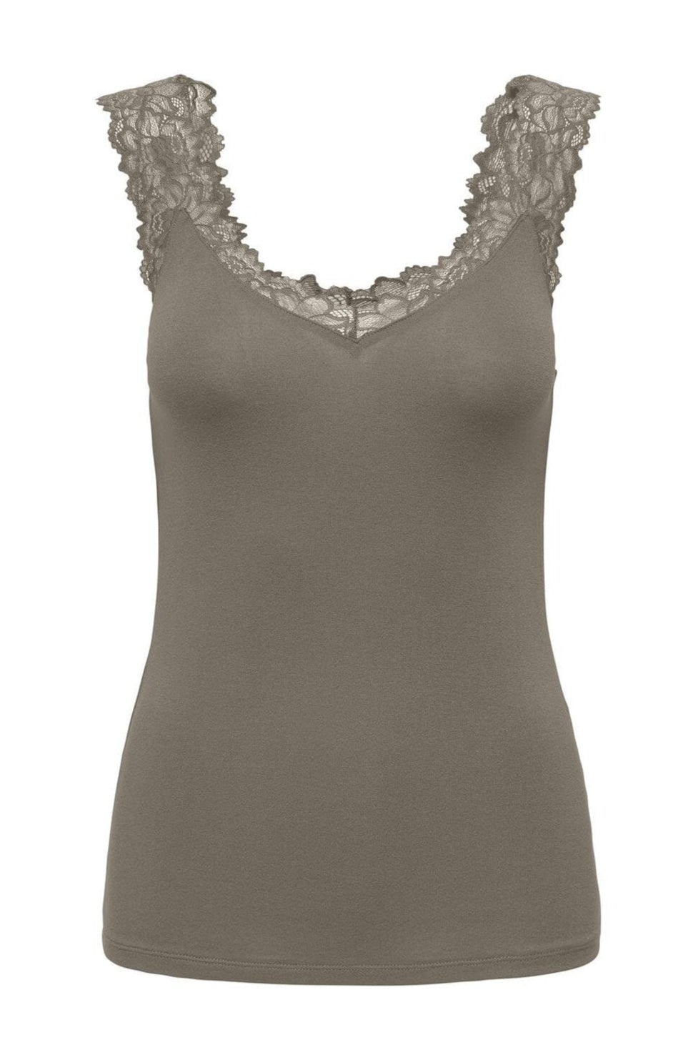 Only - Onl30 Free Life S/L Singlet Top - 4941141 Walnut