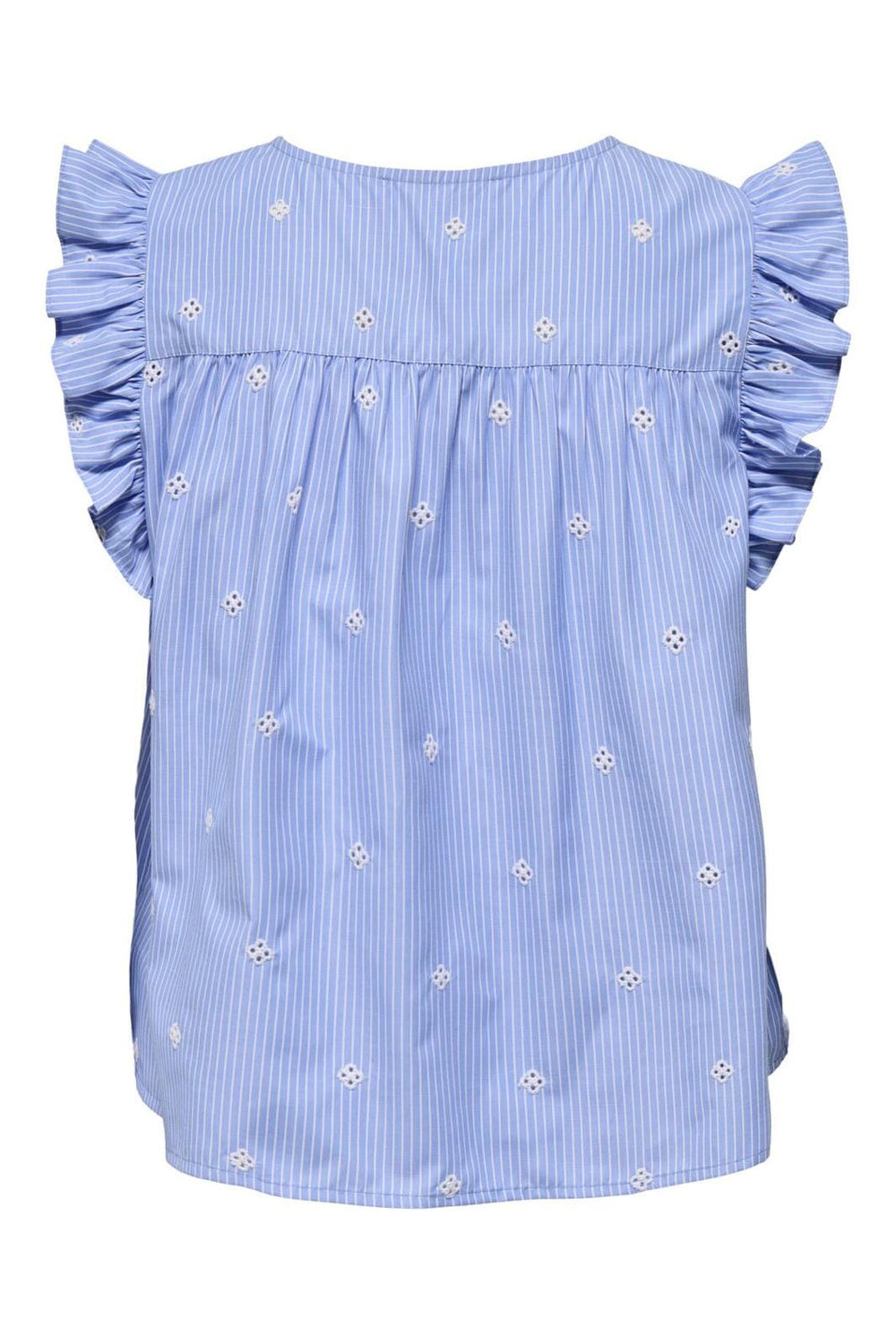 Only - Onlamanda Sl Emb Top 15341412 - 4679853 - Coronet Blue White