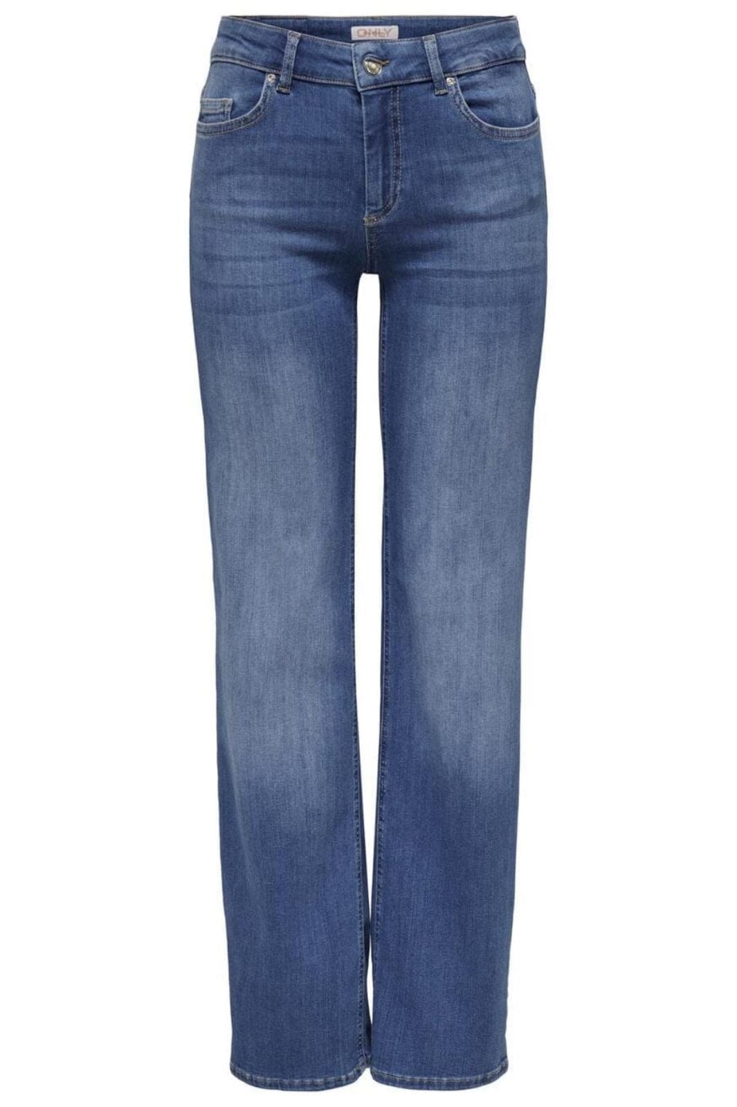 Only - Onlblush Mid Straight Rea12187 - 4575098 Medium Blue Denim Jeans