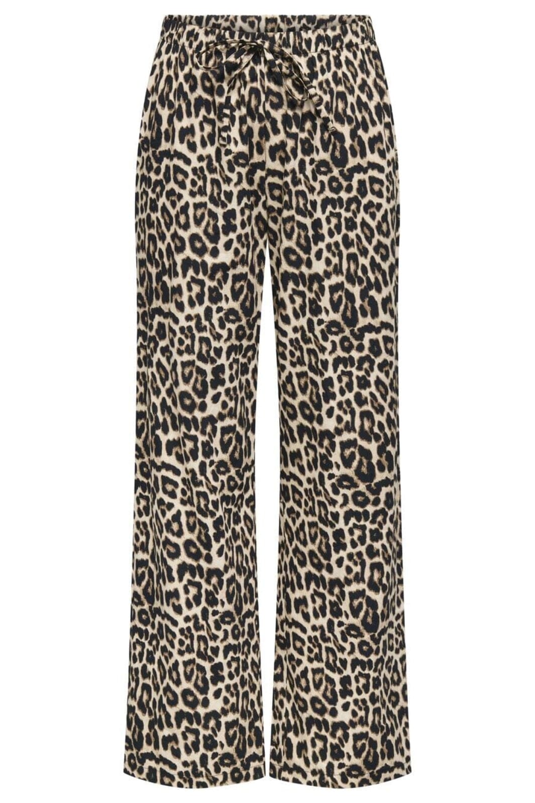 Only - Onlclara Pullup Pant - 4722545 Black Leo Bukser