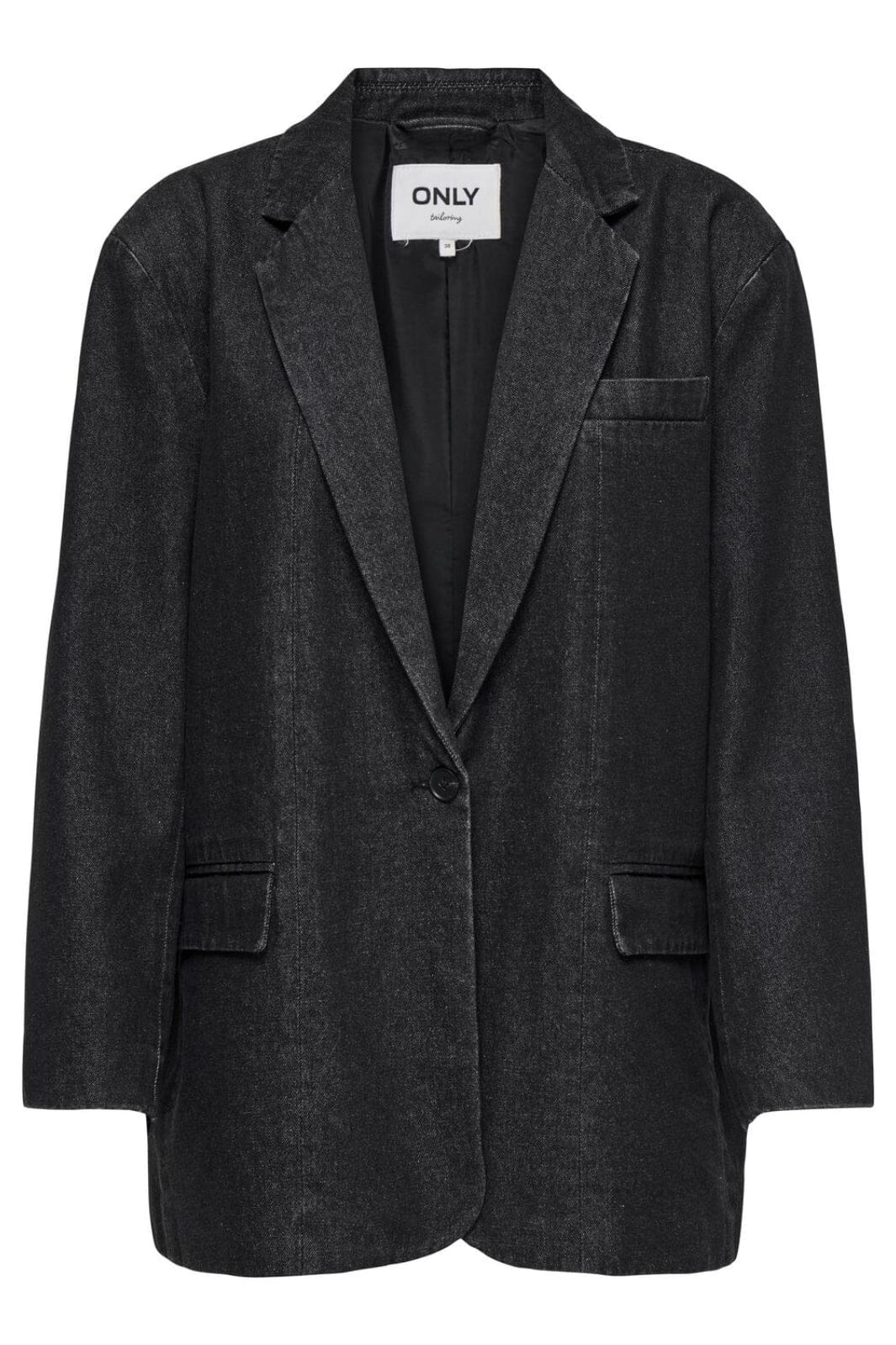Only - Onlcory Ls Blazer Gua - 4744981 Washed Black Jakker