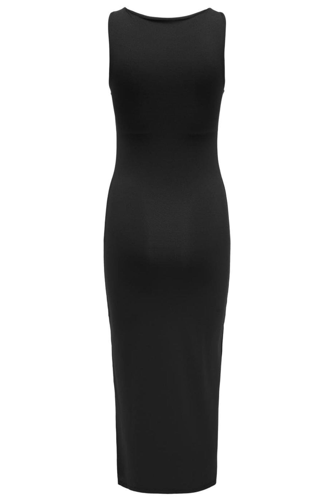 Only - Onlea S/L Long Slit Dress Now - 4423088 Black Kjoler