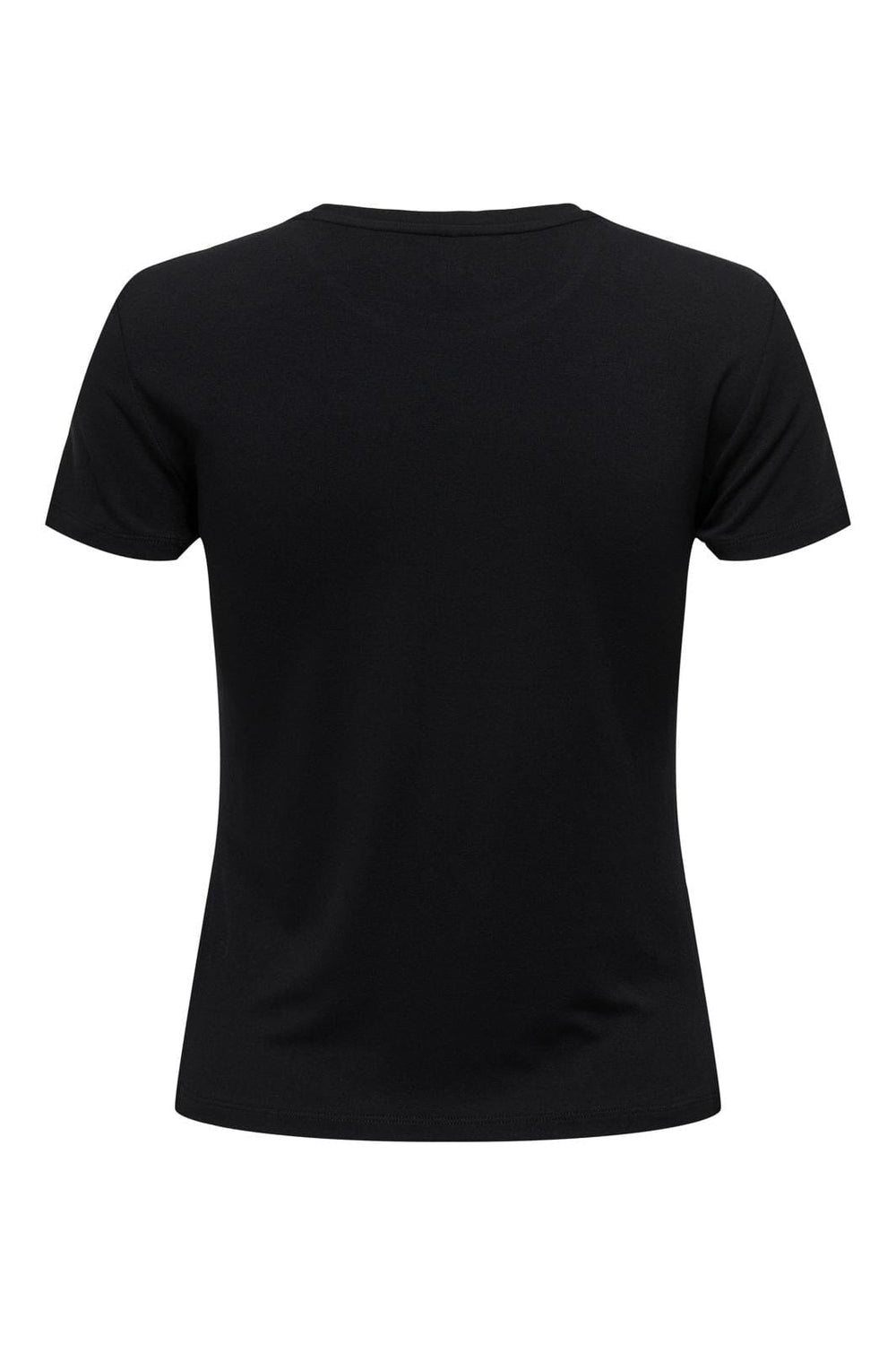 Only - Onlfelina S/S O-Neck Top - 4658999 Black