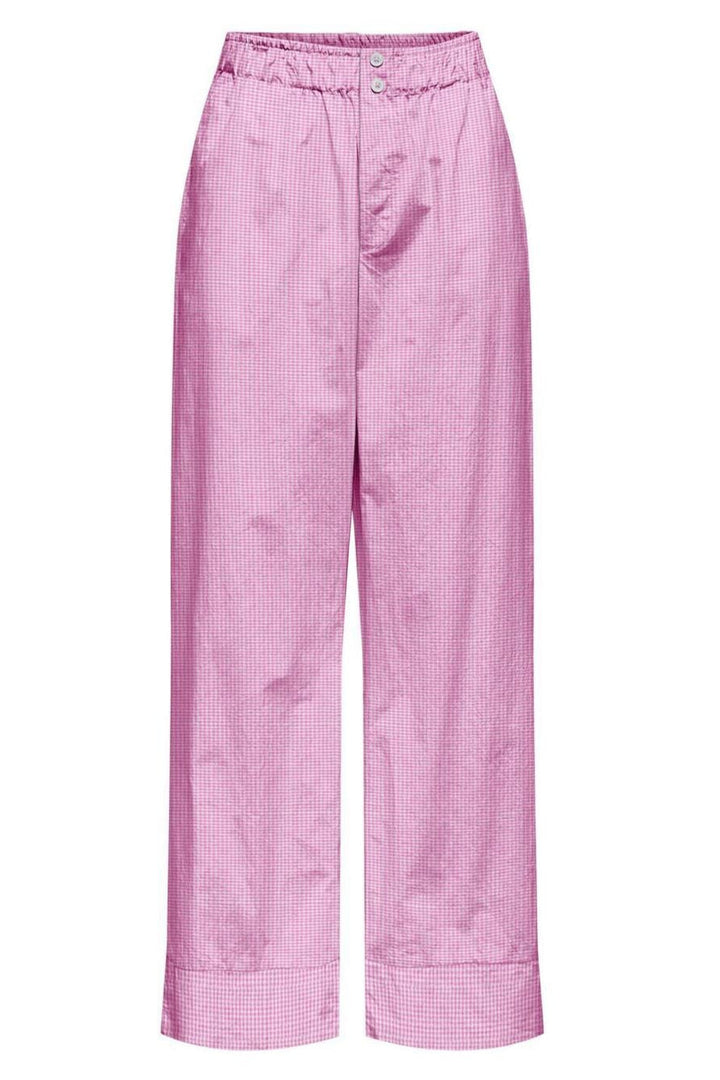 Only - Onlfilucca Pull-Up Pant - 4730810 Fuchsia Pink W Bright White Small