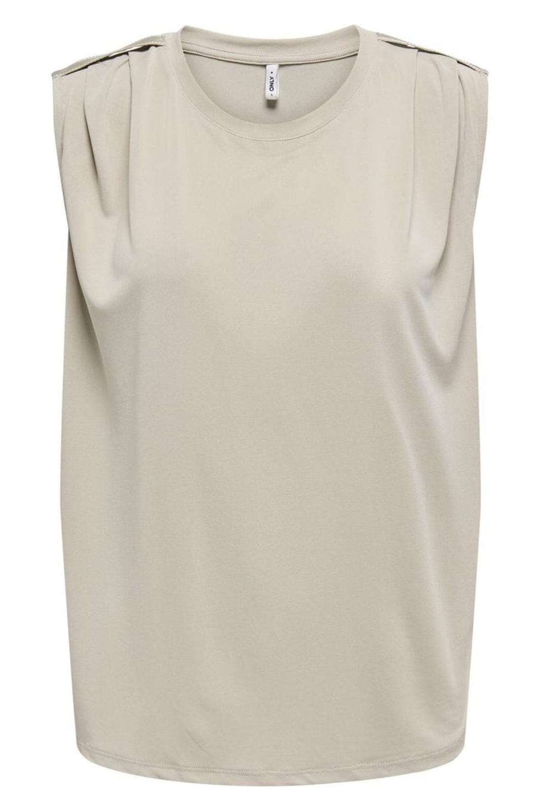 Only - Onlfree Life S/L Modal Satin Mix Top - 4736087 Feather Gray Toppe