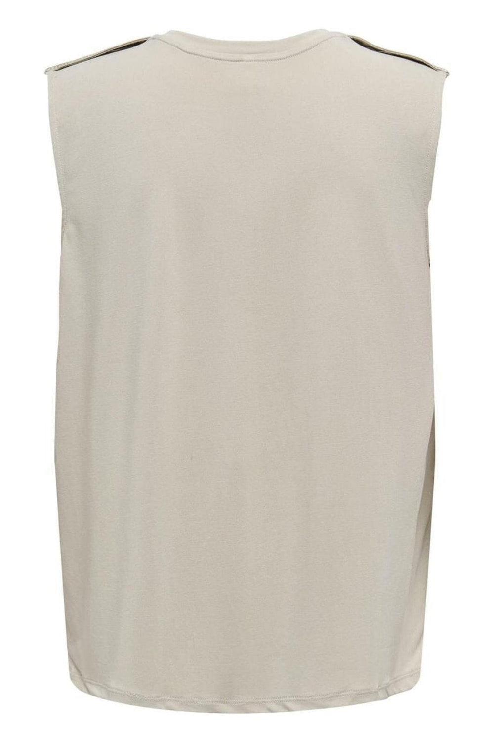 Only - Onlfree Life S/L Modal Satin Mix Top - 4736087 Feather Gray Toppe