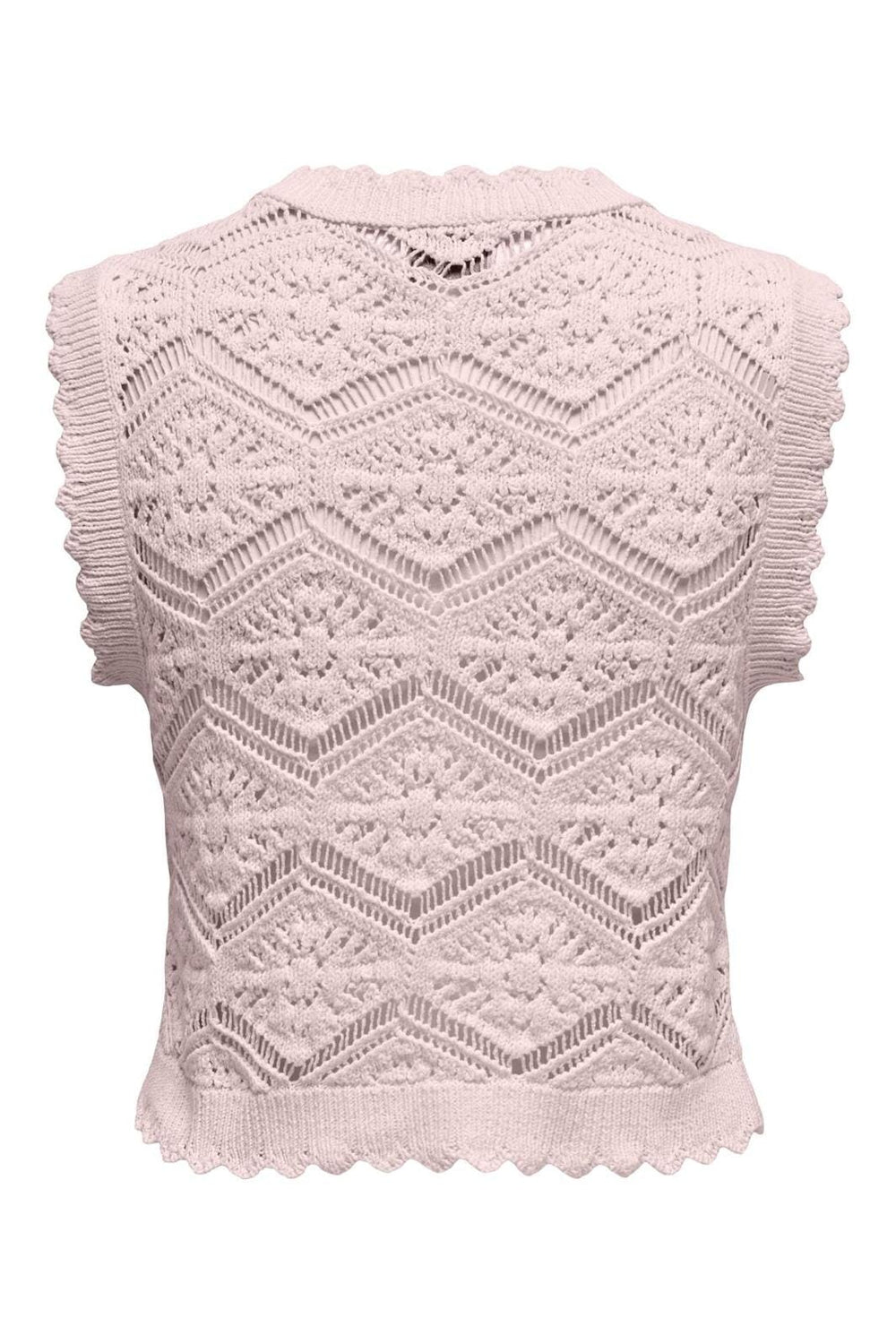 Only - Onlfrida Life Sl Structure Top Knt 15315271 - 4429426 - Candy Pink