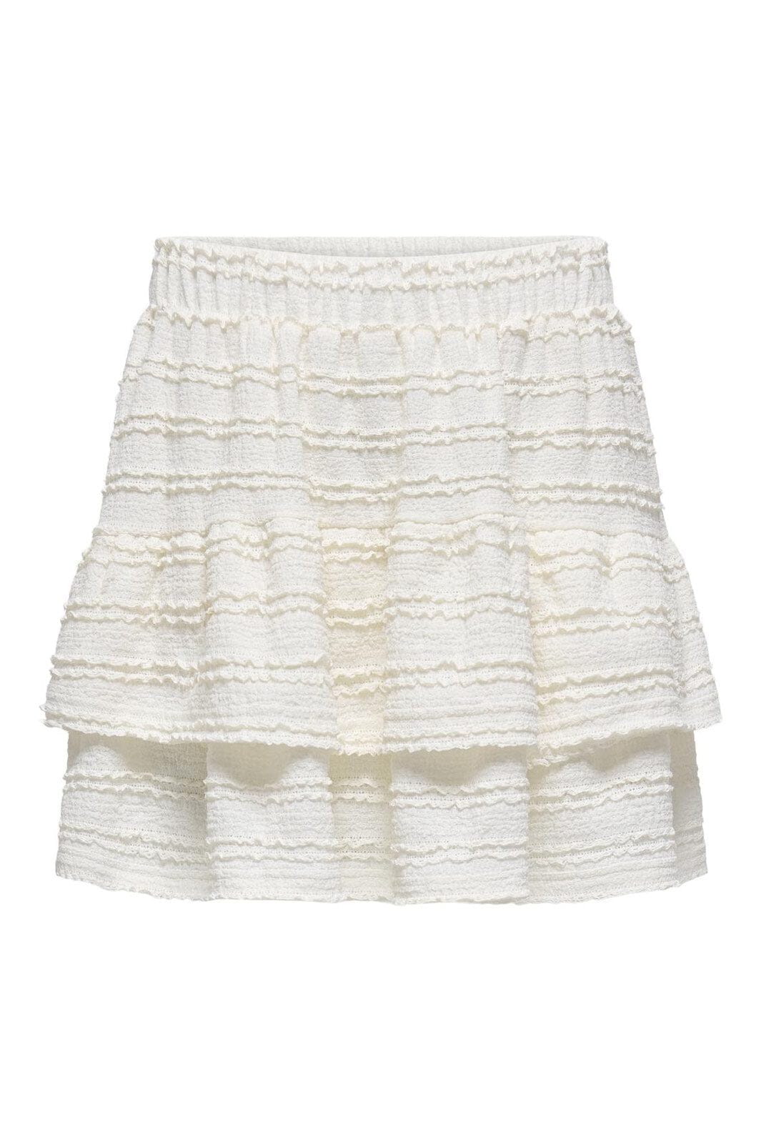 Only - Onlgayle Mini Skirt - 4774323 Cloud Dancer