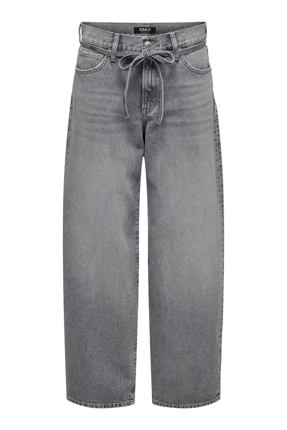 Only - Onlgianna Straight Jeans Dot757 - 4645300 Medium Grey Denim Jeans