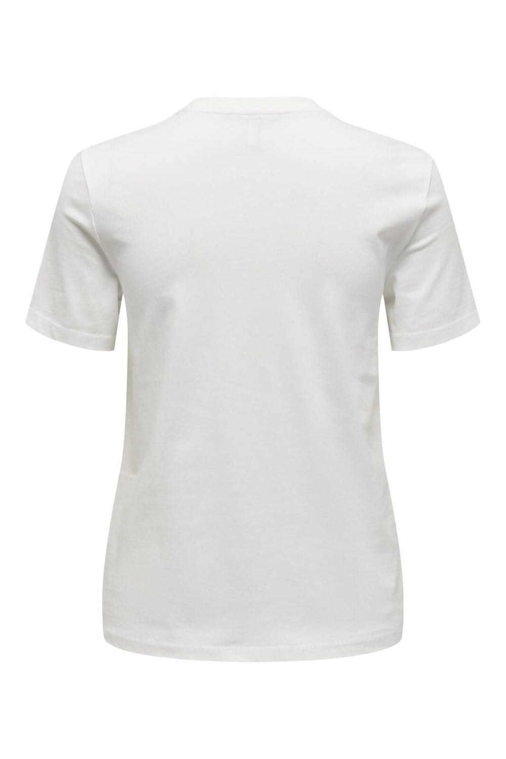 Only - Onljolly Life S/S Reg Pearl Top - 4952188 Cloud Dancer Pearl Emb Necklace