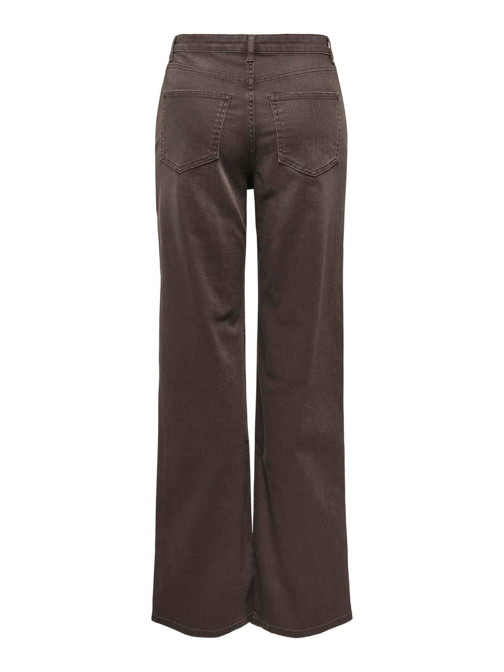 Only - Onljuicy Wide Leg Brown Dot - 4982454 Dark Brown Denim Jeans