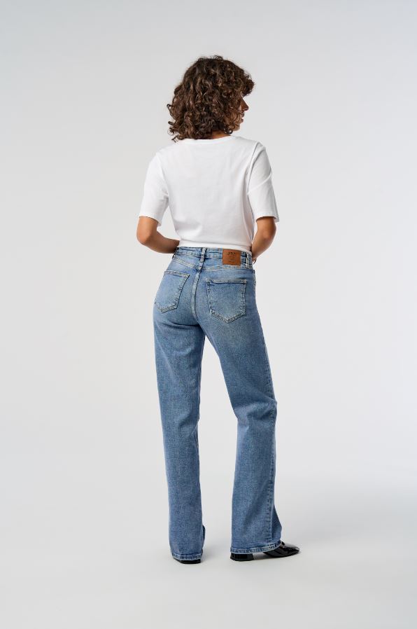 Only - Onljuicy Wide Leg Rea365 - 3860808 Medium Blue Denim Nas365 Jeans