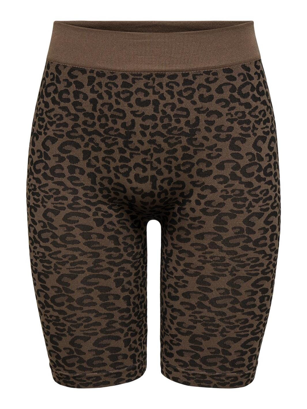 Only - Onljungle Seamless Animal City Shorts Ac - 4757844 Pinecone Leopard Pattern