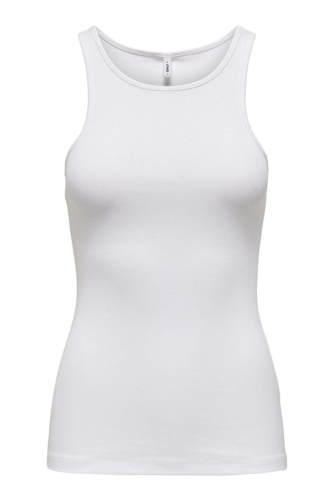 Only - Onlkenya Rib Tank Top - 3662138 White Toppe