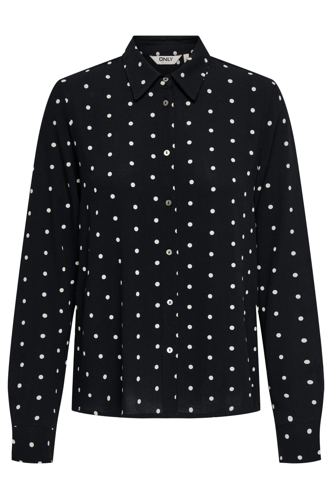 Only - Onlkeshav L/S Shirt - 4959205 Black Dots Skjorter