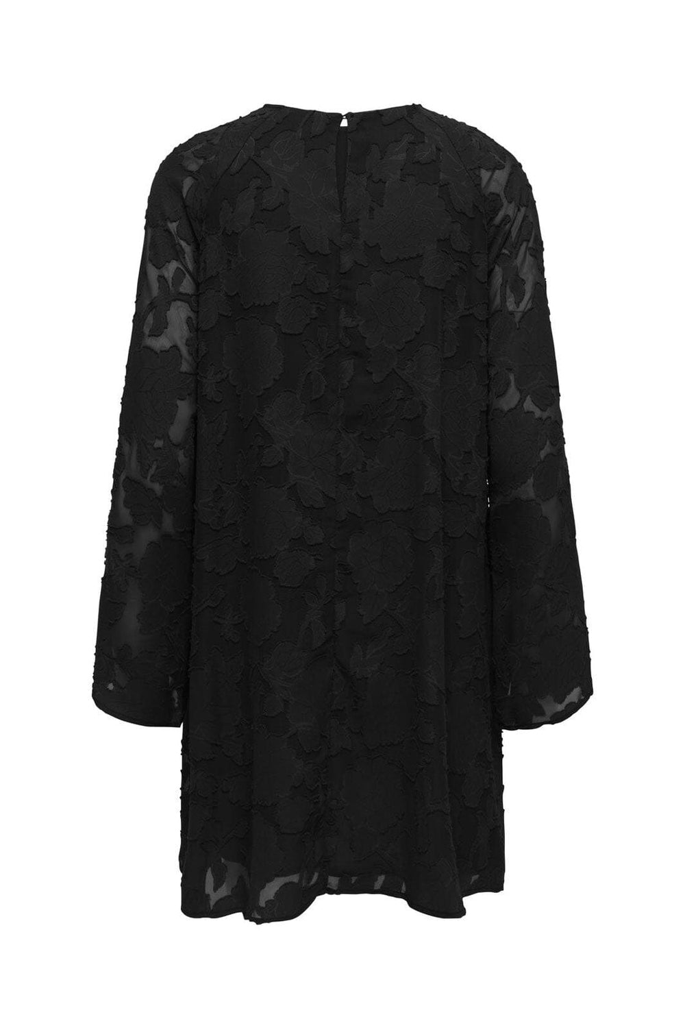Only - Onllailani Ls Jaquard Dress - 4933765 Black