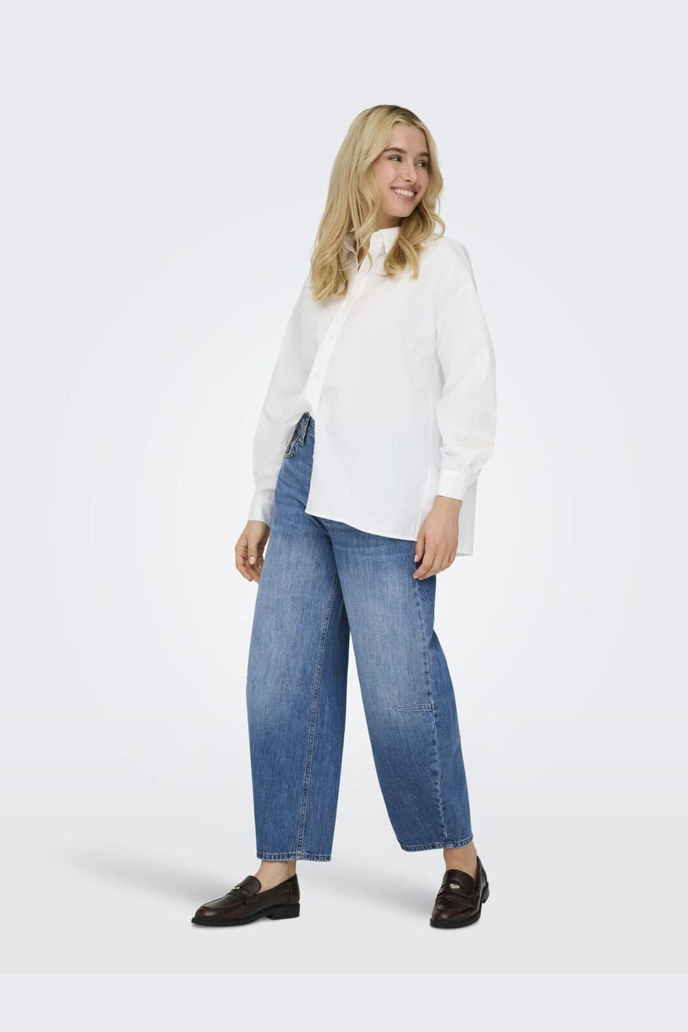 Only - Onllibba L/S Shirt - 4951306 Bright White