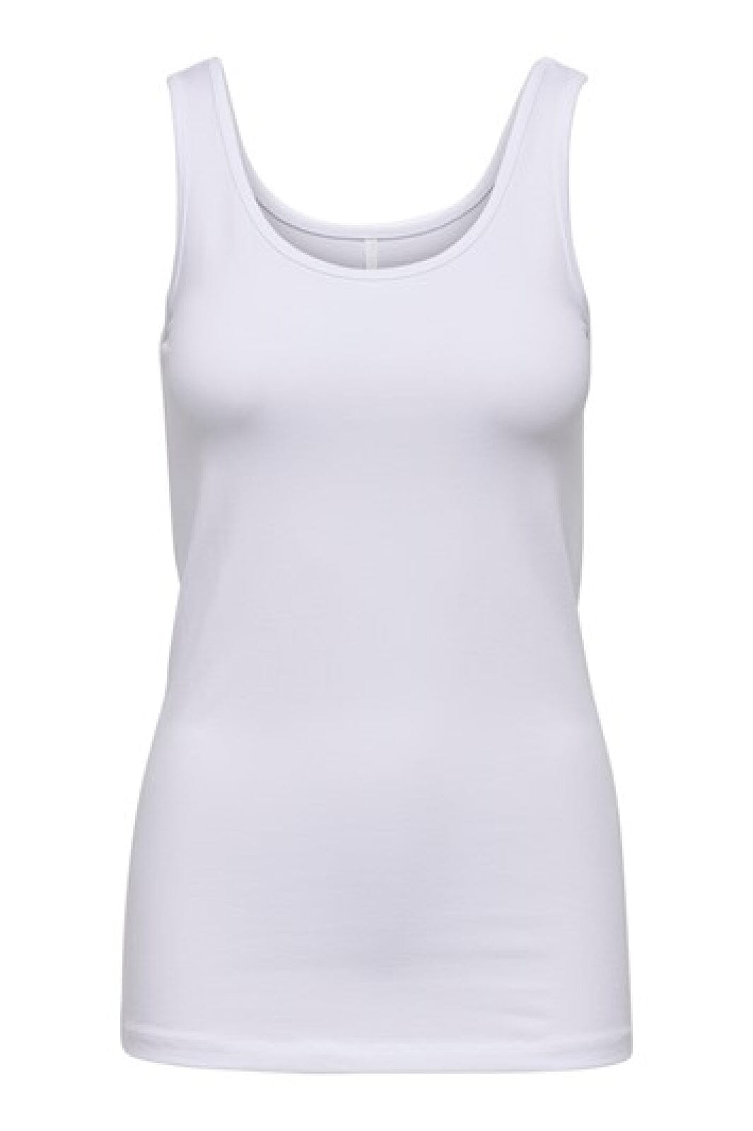 Only - Onllive Love S/L Tank Top - 1912221 White Toppe
