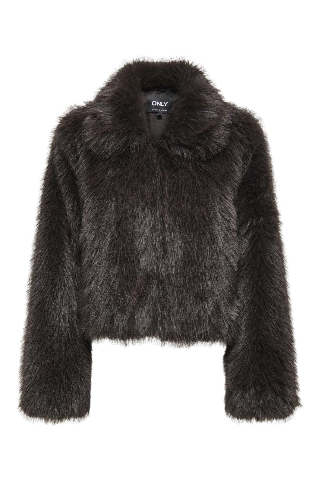 Only - Onlmanny Faux Fur Jacket Cc - 4902782 Chocolate Torte